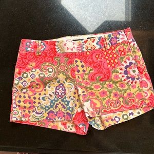 J Crew Shorts in multicolored pattern